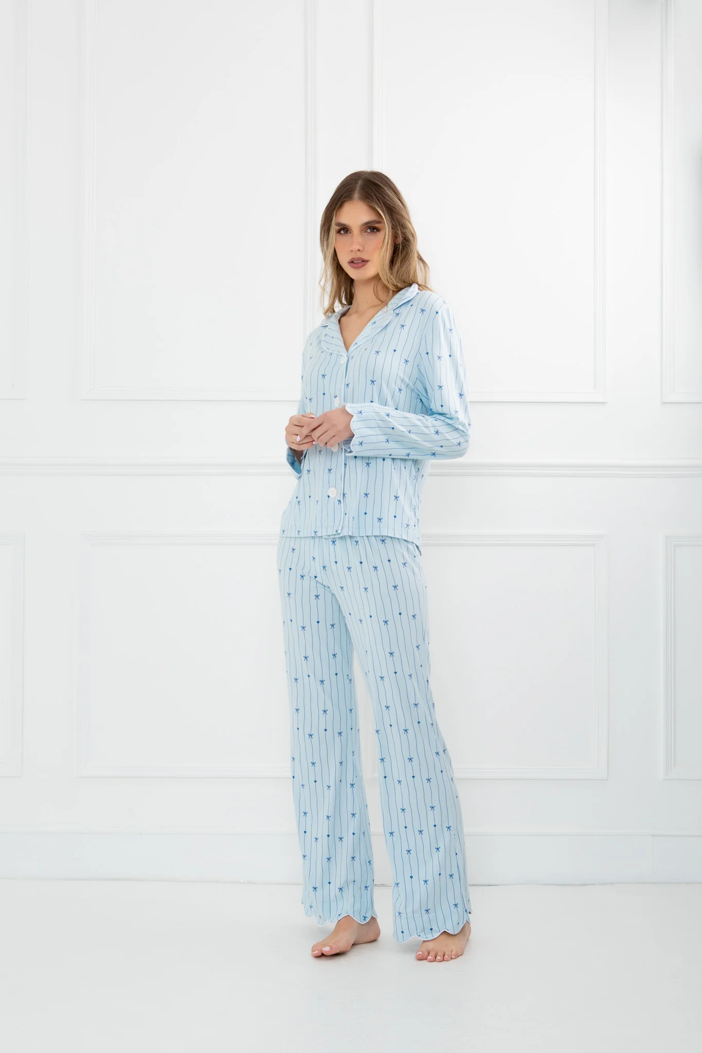 Bamboo Sleepwear (Toile De Bow Print) - Image 2